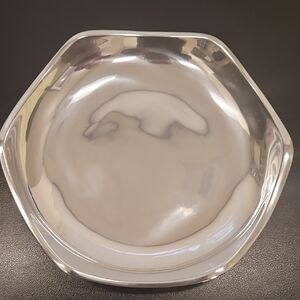 Nambe Silver Hexagonal Bowl